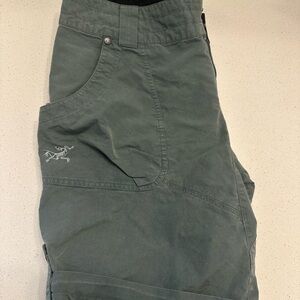 Arc'teryx Teal and Black Shorts